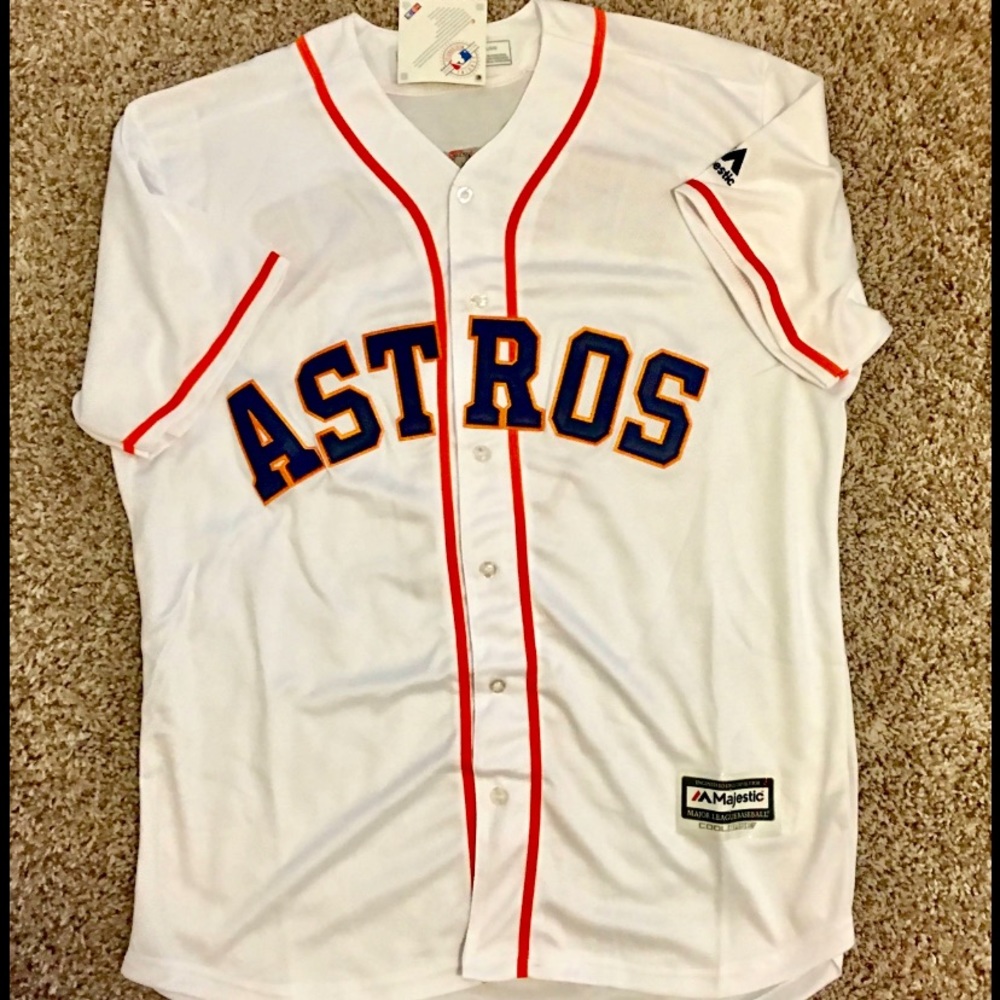 NWT Jose Altuve Astros Cool Base Jersey M L XL XXL